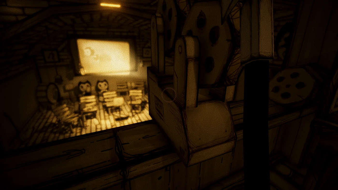 In-game capture: The projector room
